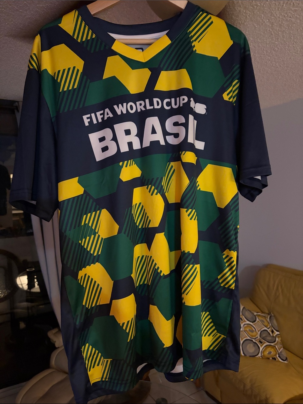 Brasil FIFA World Cup Kids' Jersey - Navy, Green & Yellow